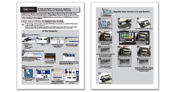 EVOLUTION Firmware Update Instructions