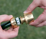 12mm Deluxe Brass Hose Connector