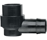 19 mm Barbed x 15 mm BSP Female Threaded Elbow
