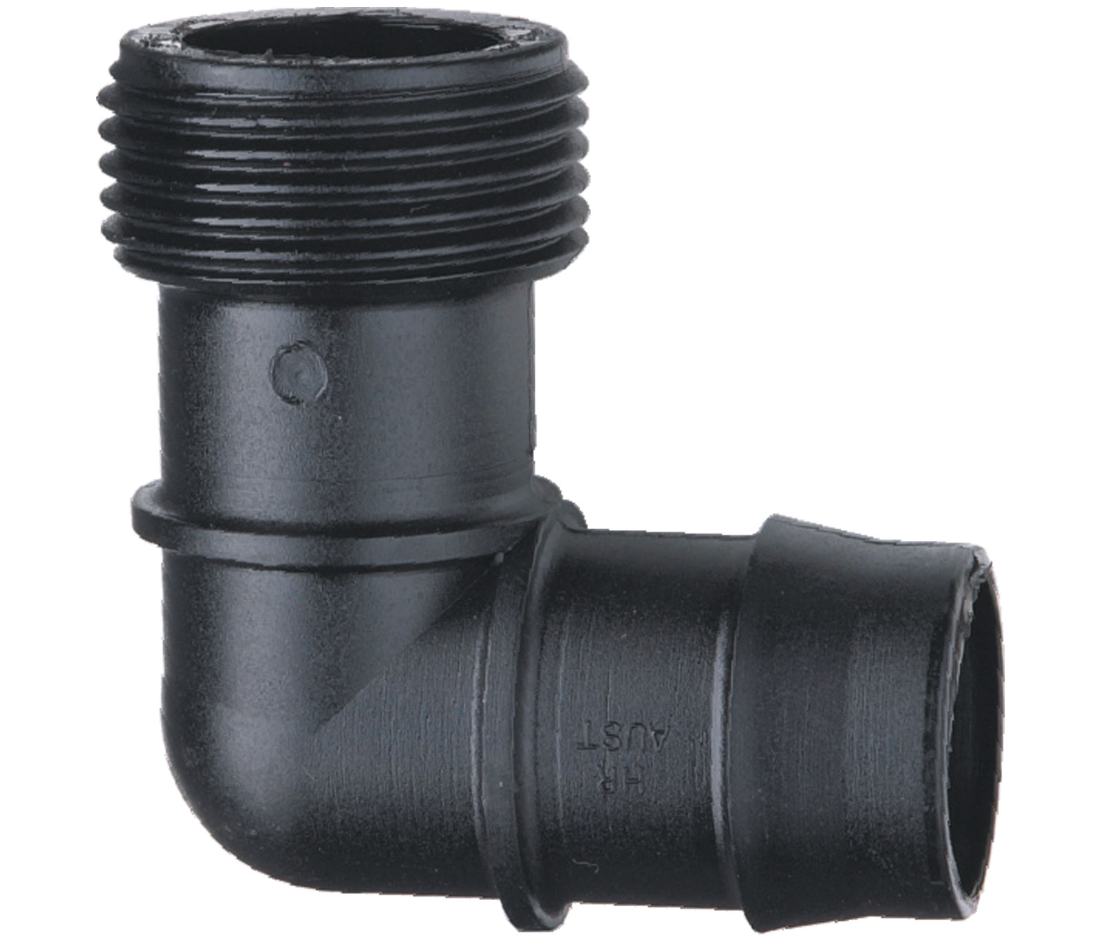 Pope Products 25 mm Barbed x 25 mm BSPM Threaded Elbow