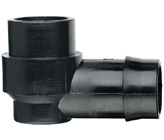 25 mm Barbed x 15 mm BSP Female Threaded Elbow
