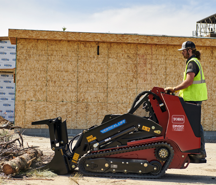 TX 1000 TURBO with grapple bucket
