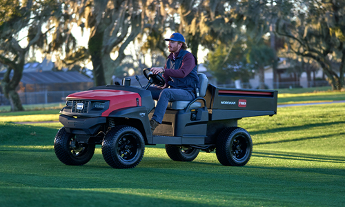 Workman LTX Utility Vehicle Driving