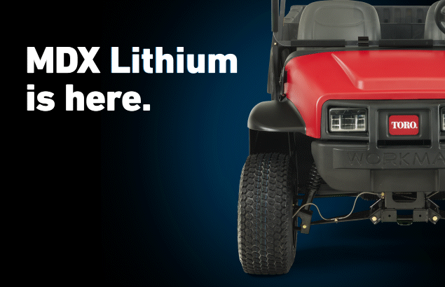 Workman MDX Lithium is here.