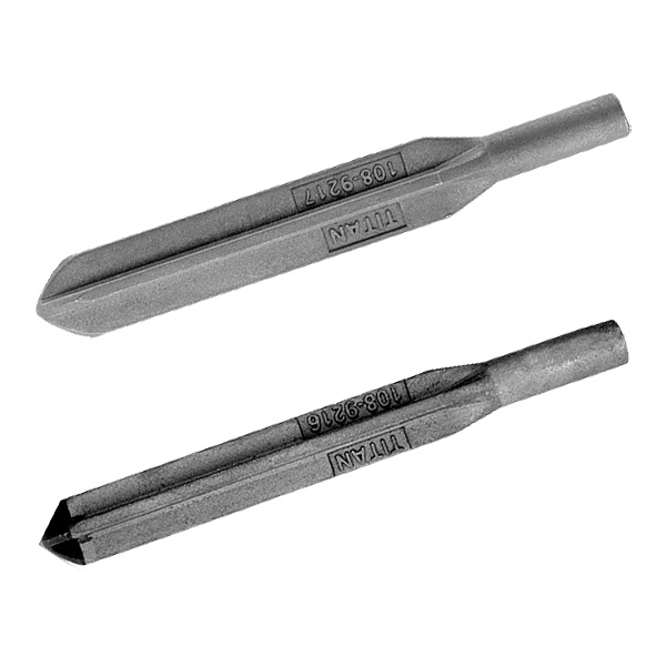 A Pair of Solid Cross Tines on White Background