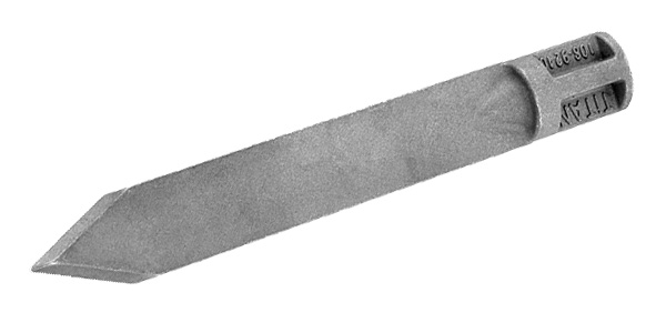A Solid Slicing Tine on White Background