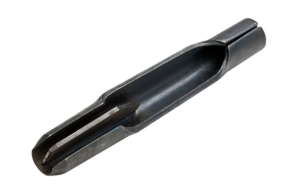 A Split Coring Tine on White Background