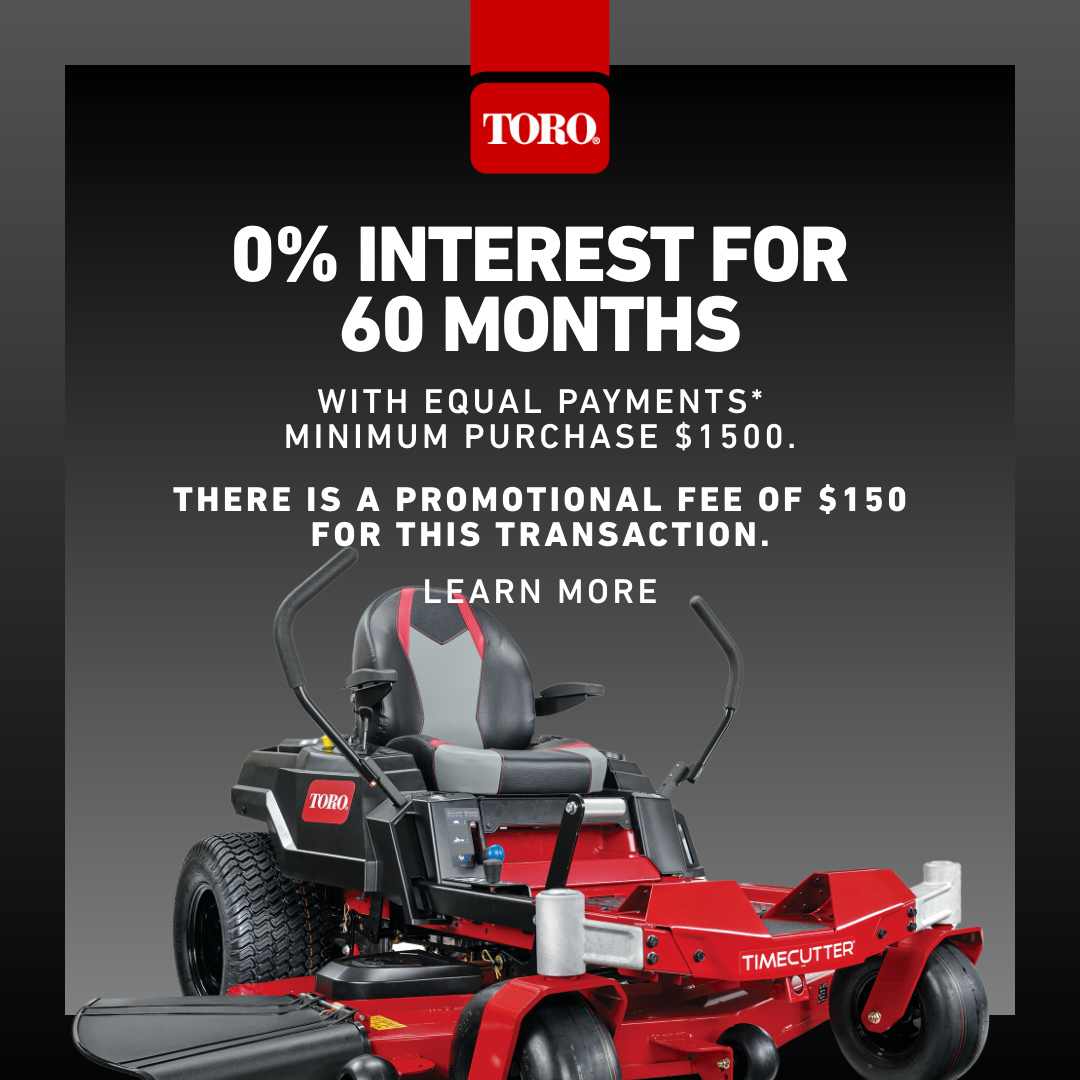 Latest Toro Promotions  Residential Mowing & Yard Care Equipment