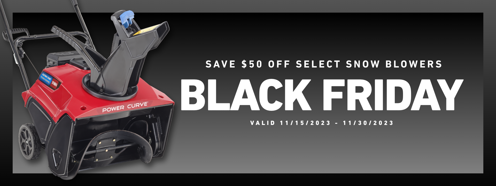 Black Friday Sale Products Toro