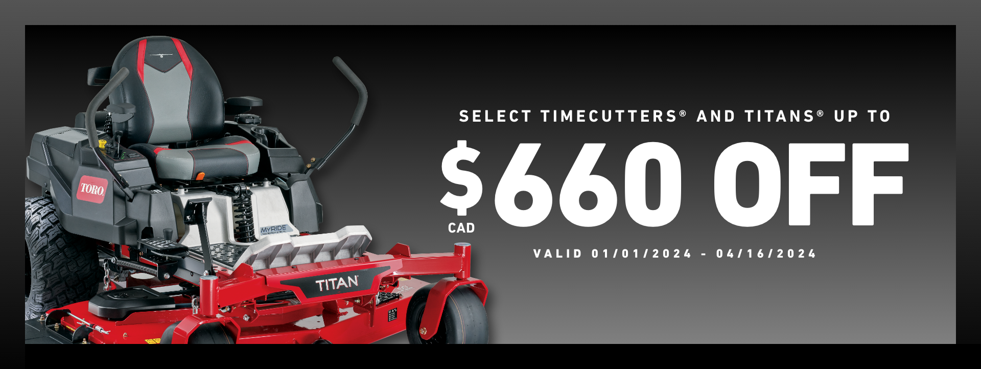 Zero Turn Mower Sale Toro