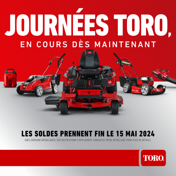 Toro Days - La vente se termine le 15 mai 2024