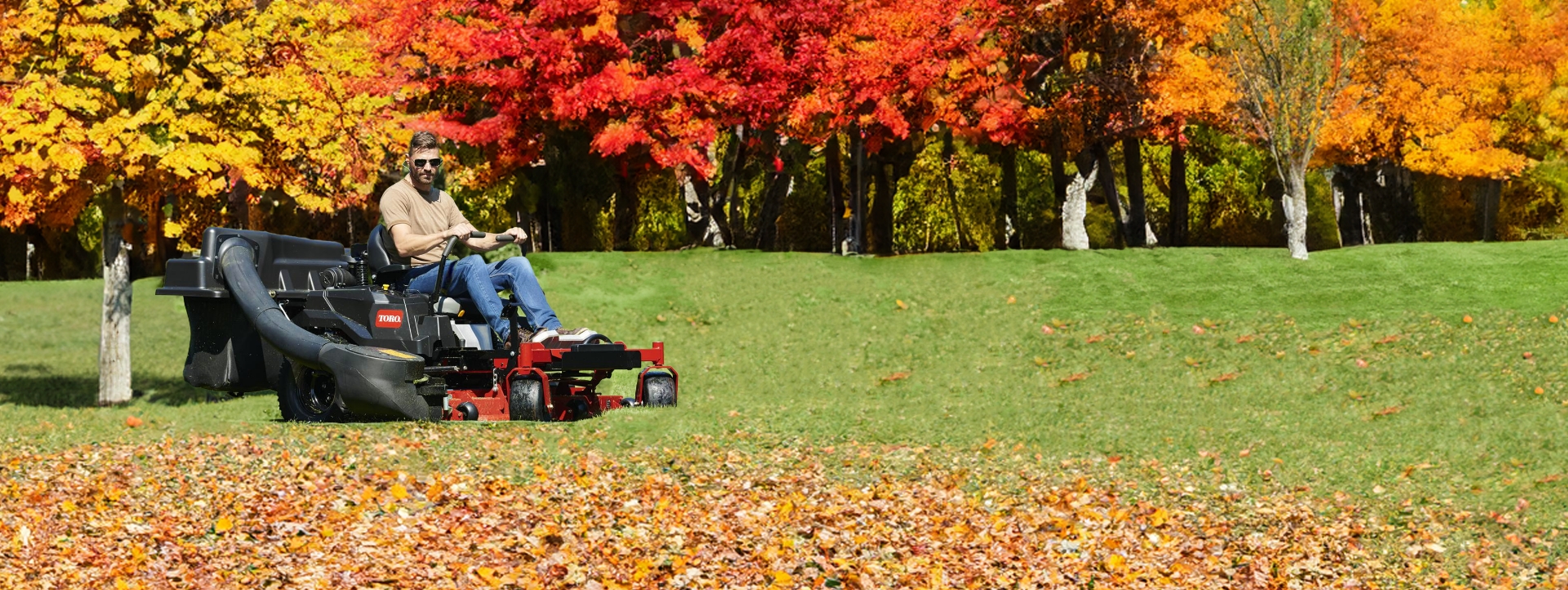 Take reign of your domain with the Toro TITAN — tough as nails, built for acreage, and ready to kick grass.