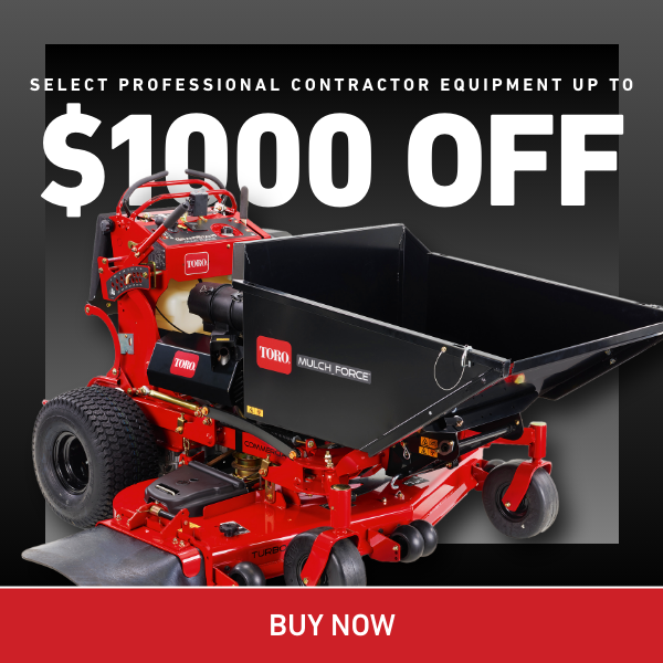 Select Professional Contractor Equipment Up To $1000 off - Valid June 1, 2024 to July 31, 2024