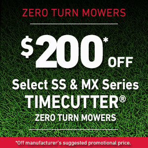 Dollars Off Select TimeCutter Mowers