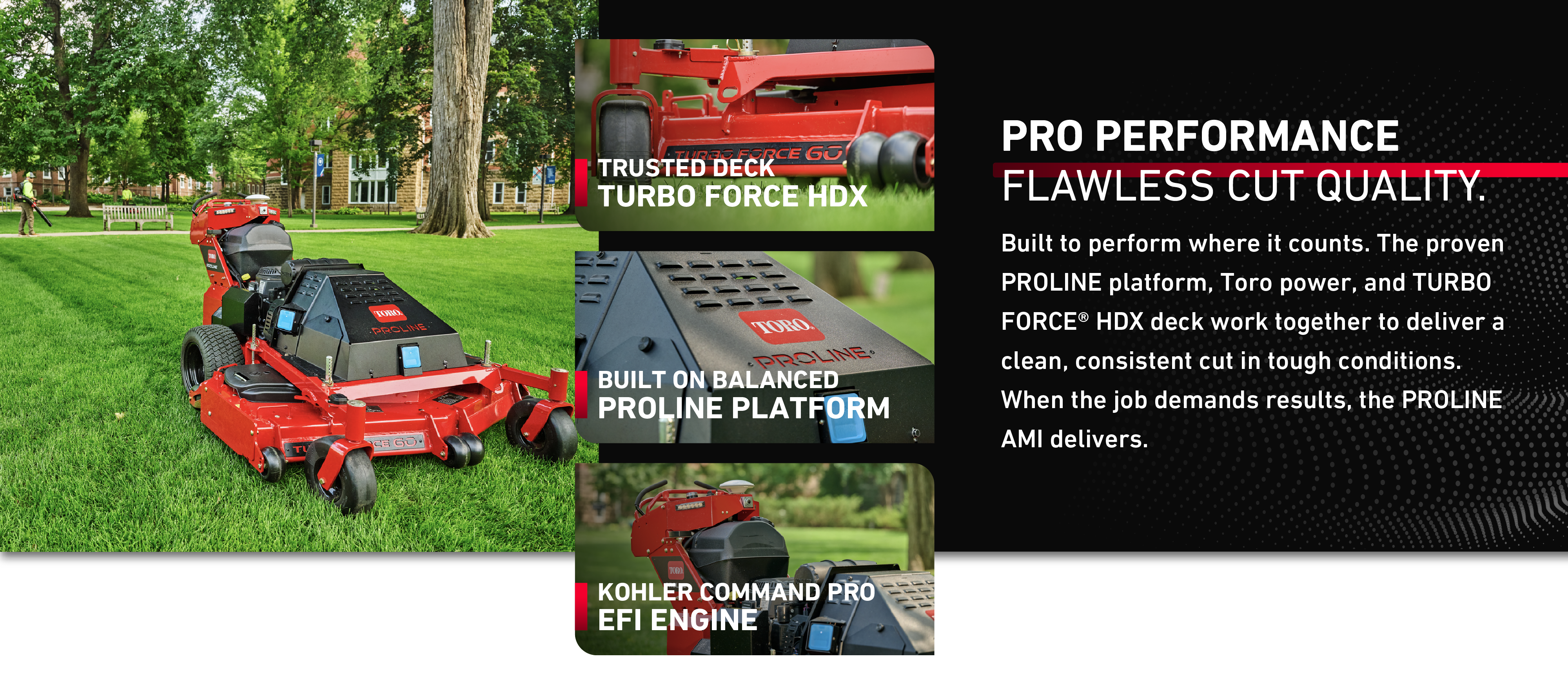 Pro Performance. Flawless cut quality.