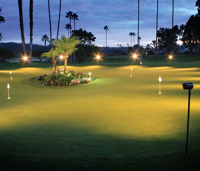 Twilight Golf Cup and Perimeter Lighting