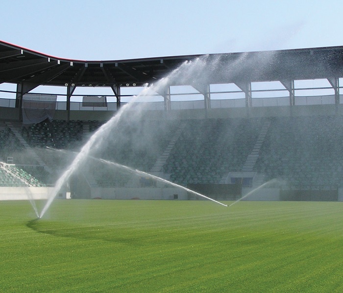 impact sprinklers in series