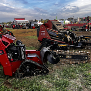 Trenchers at the Equip Expo