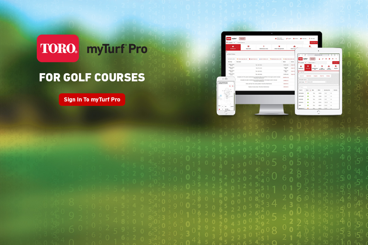 Toro myTurf Pro For Golf