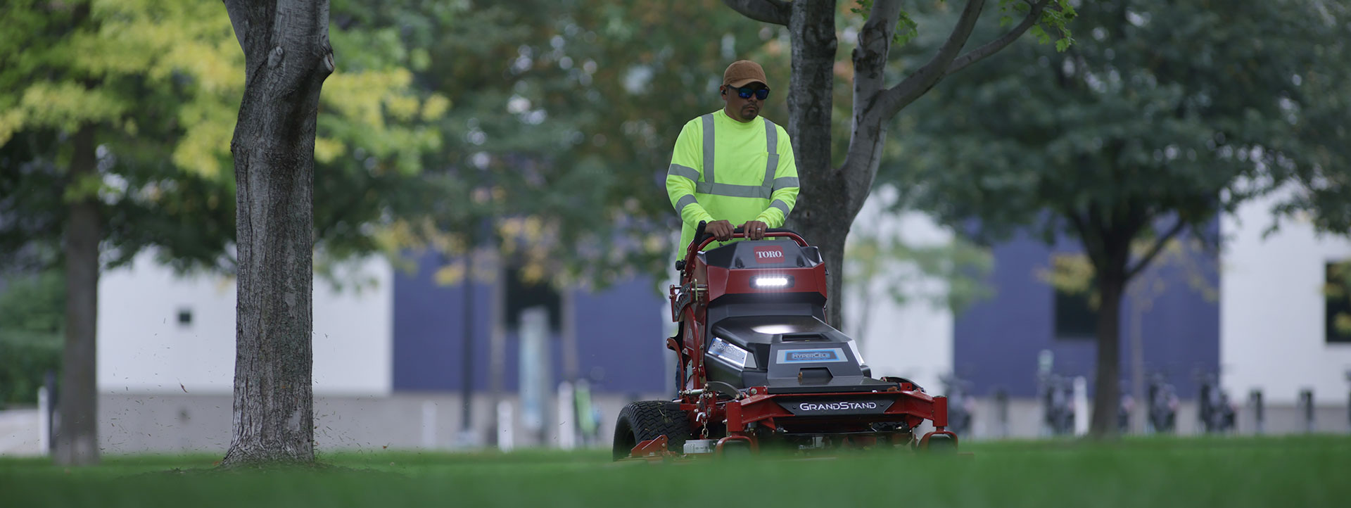 Toro's vast portfolio of innovative, new technologies and all-electric mowing equipment that increases productivity, lowers maintenance costs and gain efficiencies.