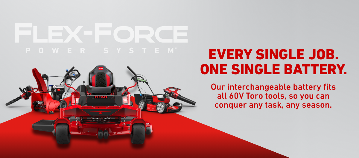 Flex-Force Power System: Every Single Job. One Single Battery