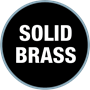 Solid Brass